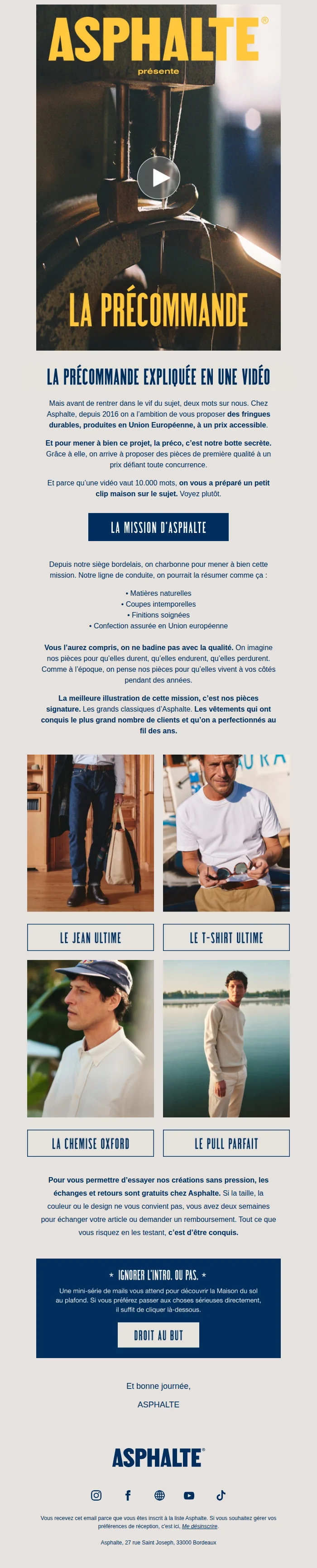 Email complet Asphalte : On vous dévoile notre secret